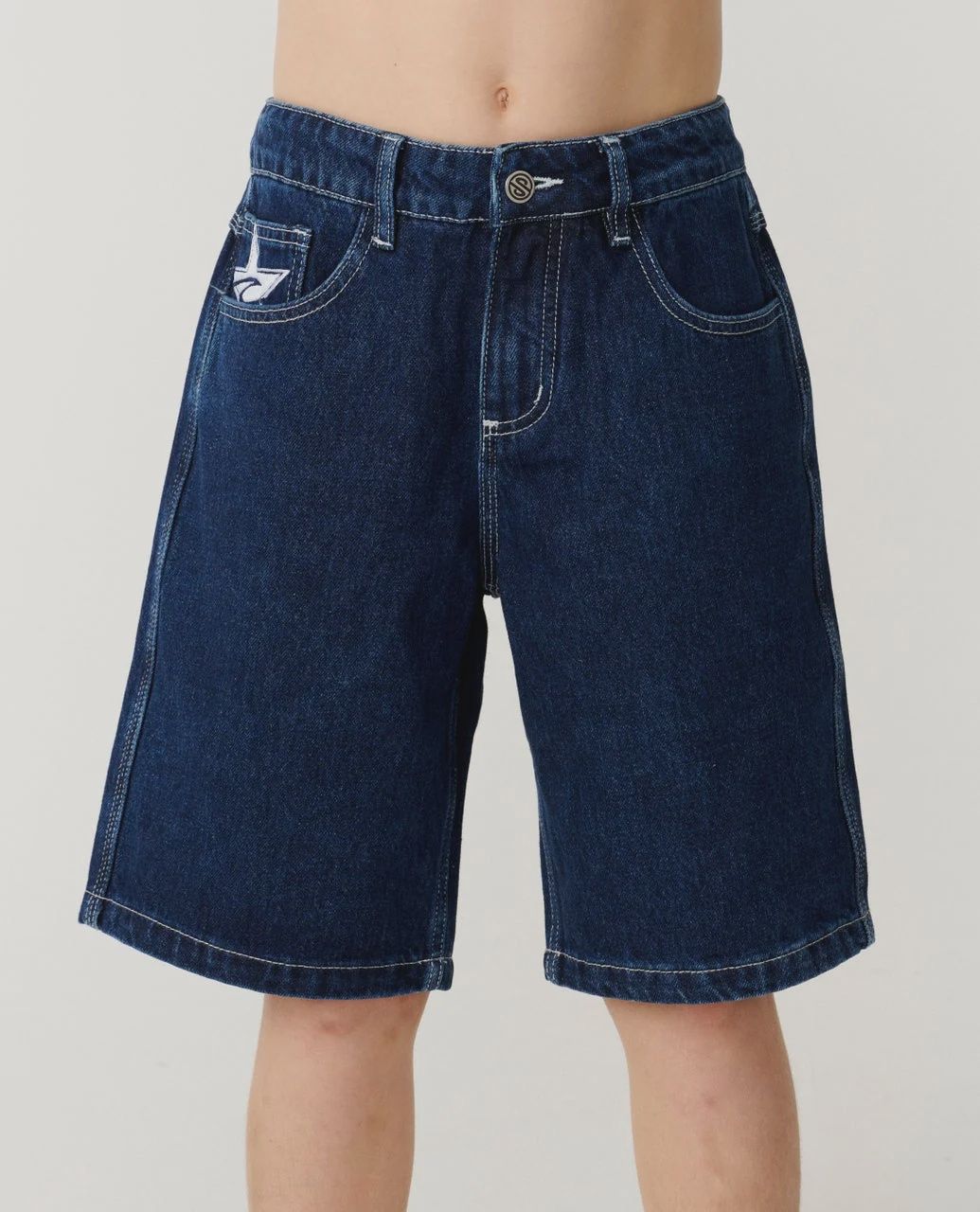 RIP CURL TEEN BOYS MEDINA SCRIPT DENIM WALKSHORT - TRUE INDIGO