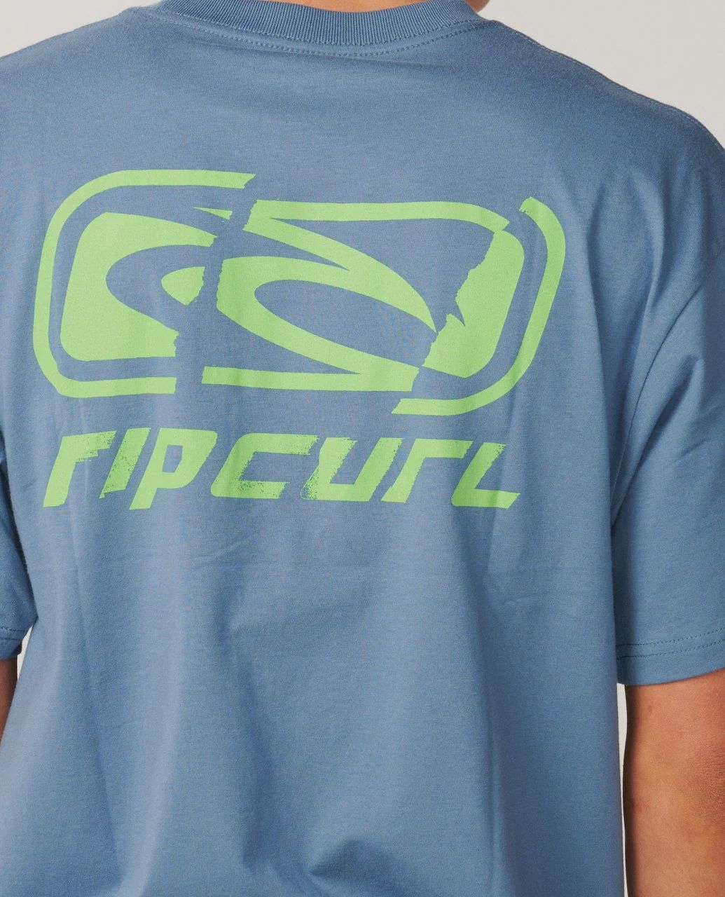 RIP CURL MENS ARCHIVE RIPPED SS TEE - BLUEFIN