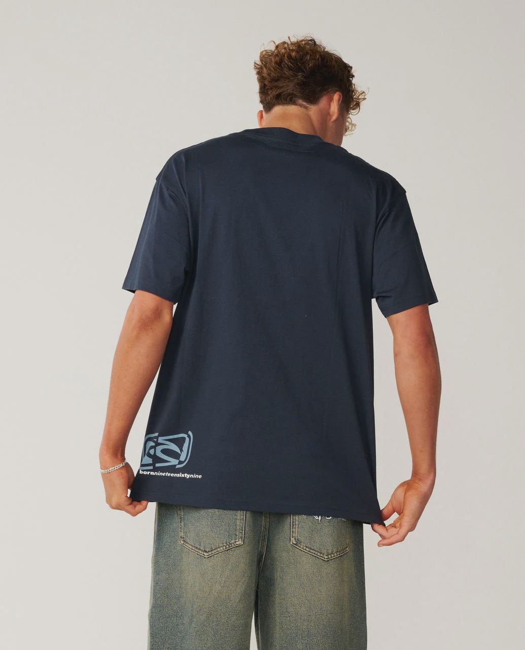 RIP CURL MENS ARCHIVE MASHUP SS TEE - DARK NAVY