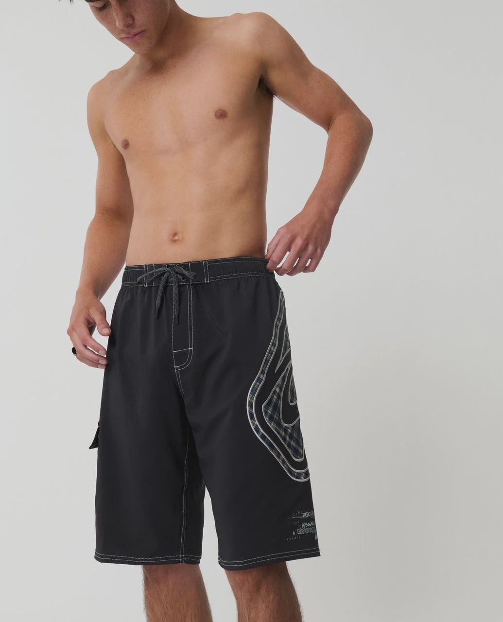 RIP CURL MENS ARCHIVE BLASTED 22" VOLLEY - BLACK