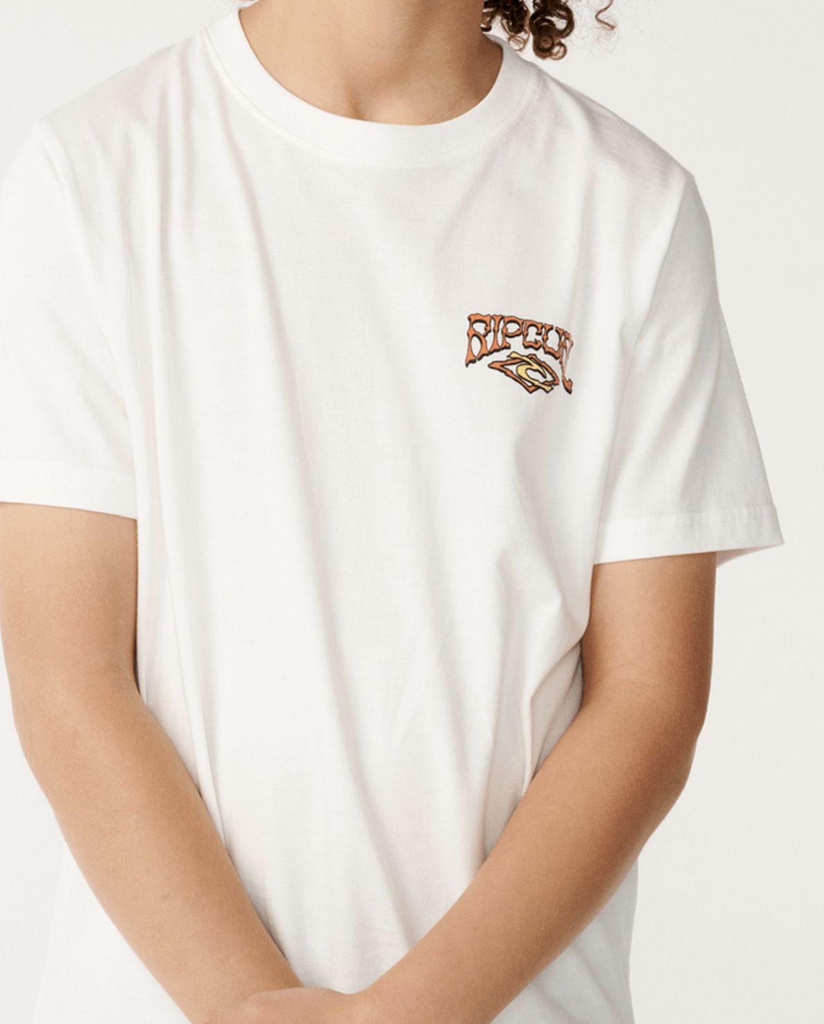 RIP CURL TEEN BOYS AIR SHRED SS TEE - BONE