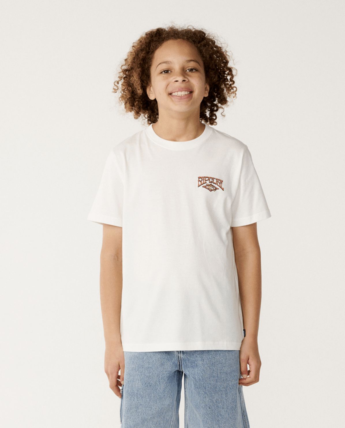 RIP CURL TEEN BOYS AIR SHRED SS TEE - BONE