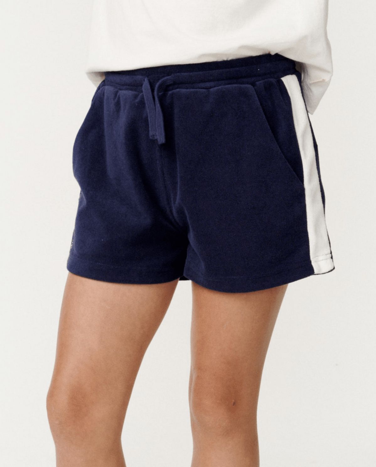 RIP CURL TEEN GIRLS COSTA DEL SOL TERRY SHORT - NAVY