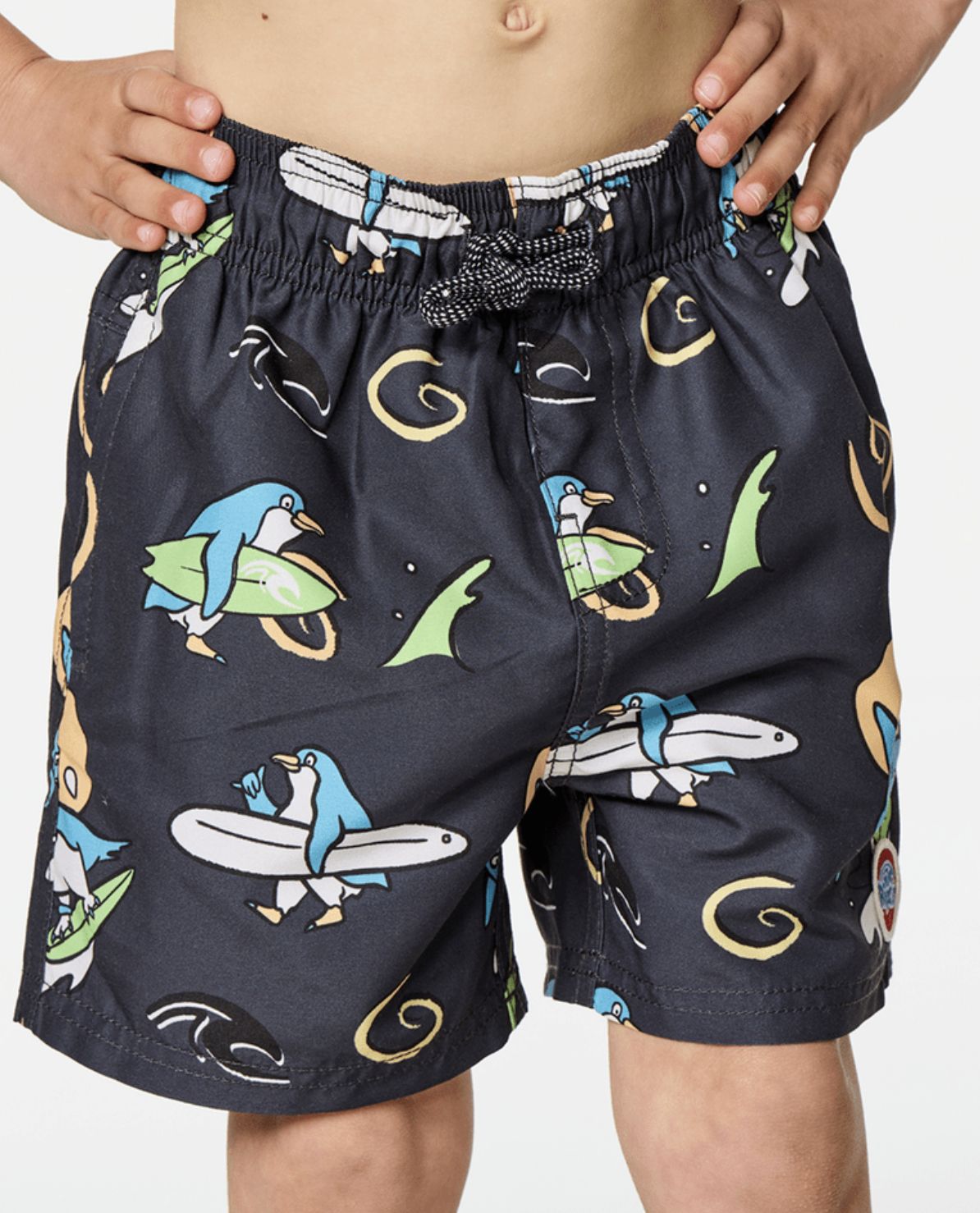 RIP CURL TODDLER BOYS PADDLE OUT VOLLEY SHORT - WASHED BLACK