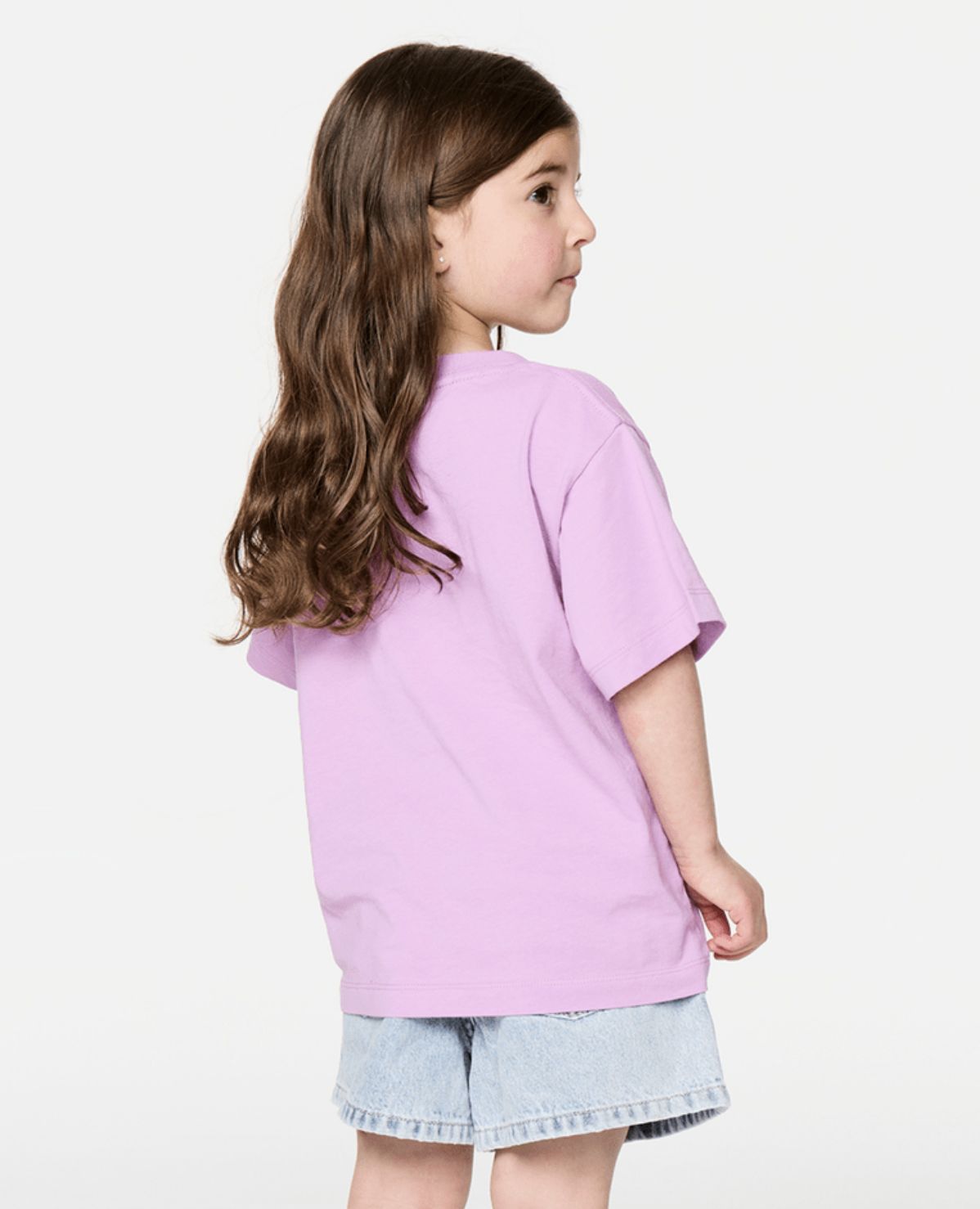 RIP CURL TODDLER GIRLS SURF PUFF STANDARD SS TEE - BRIGHT LILAC