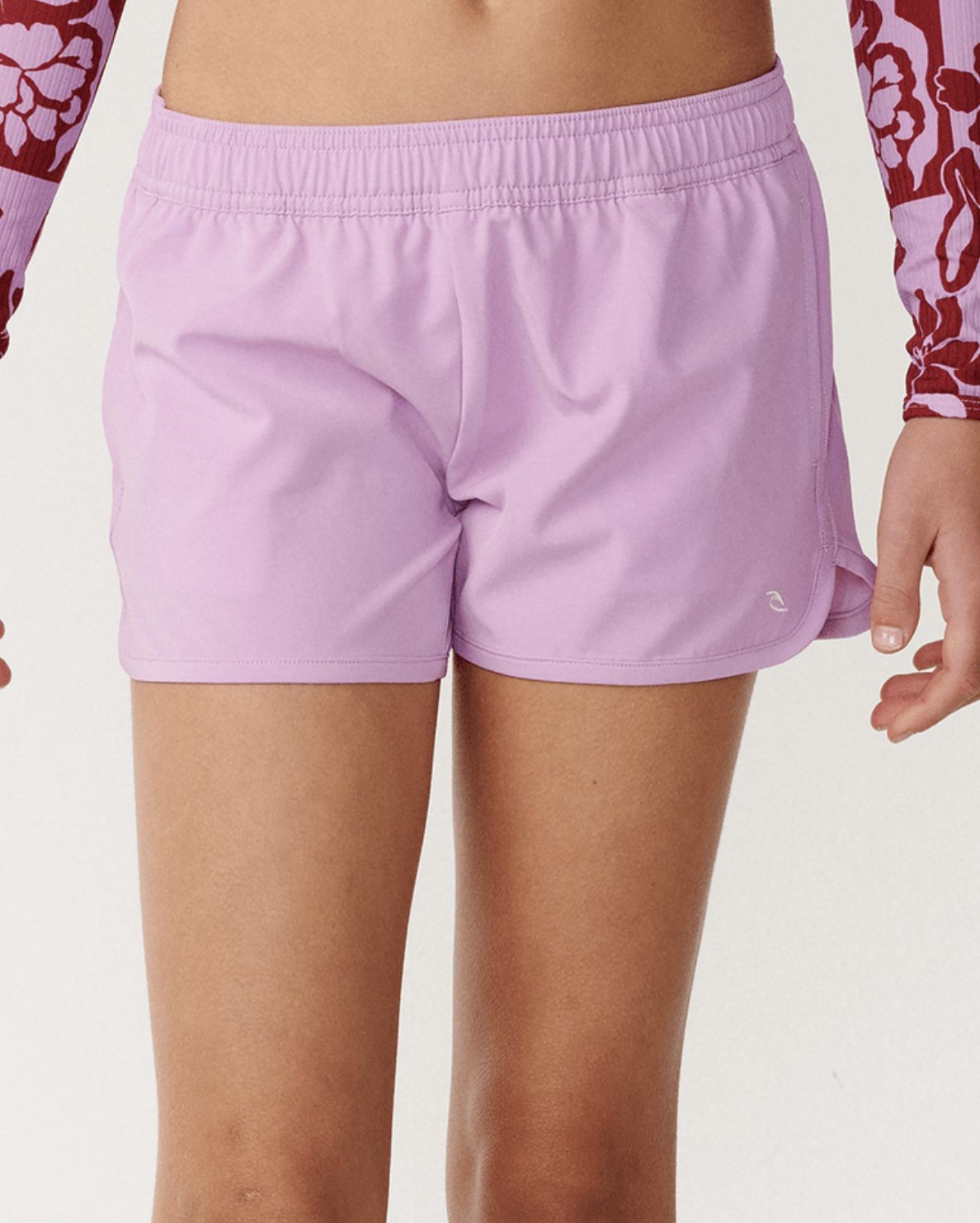 RIP CURL TEEN GIRLS CLASSIC SURF 3 BOARDSHORT - LILAC