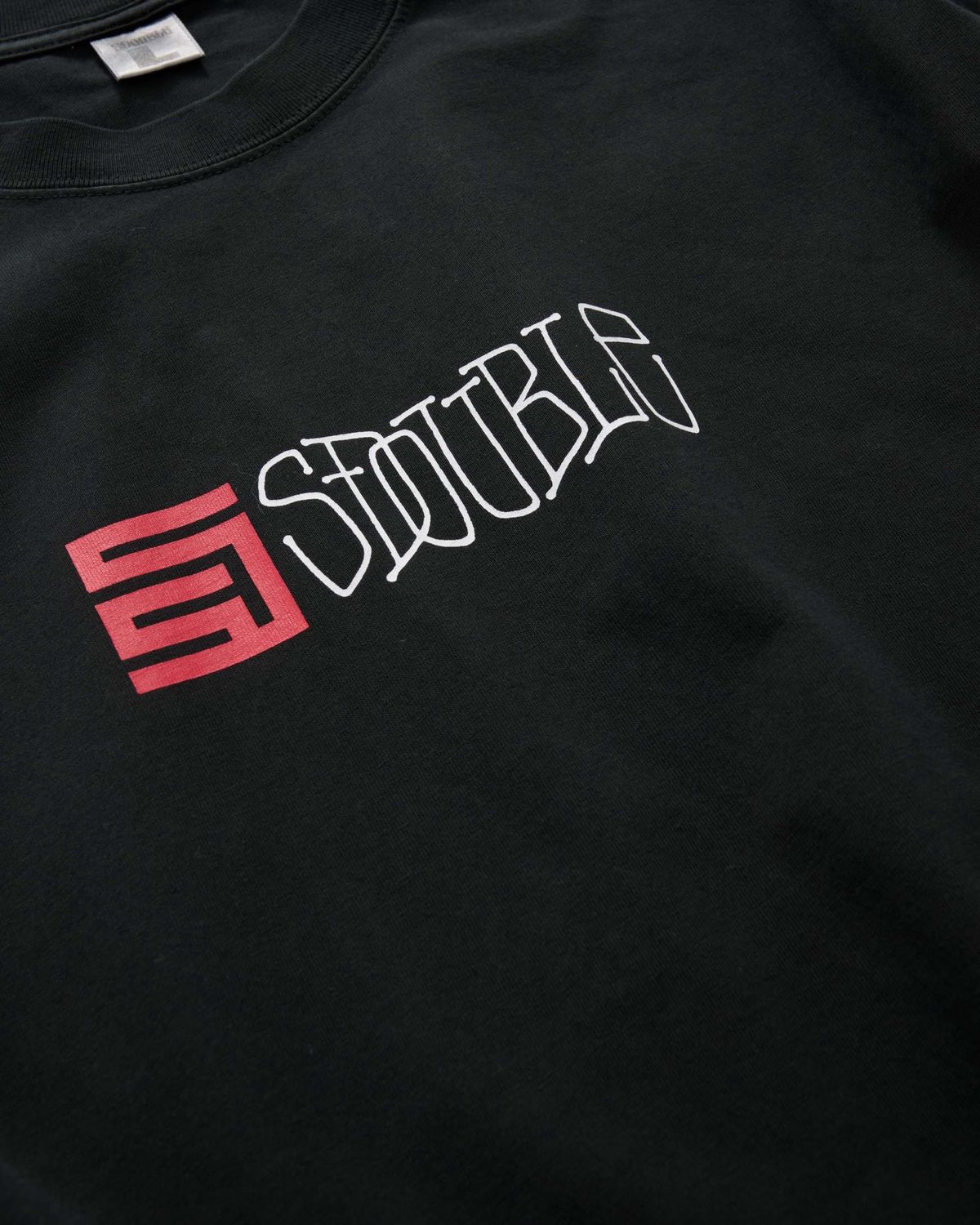 S-DOUBLE MENS TIMELESS T-SHIRT - OVERDYE BLACK