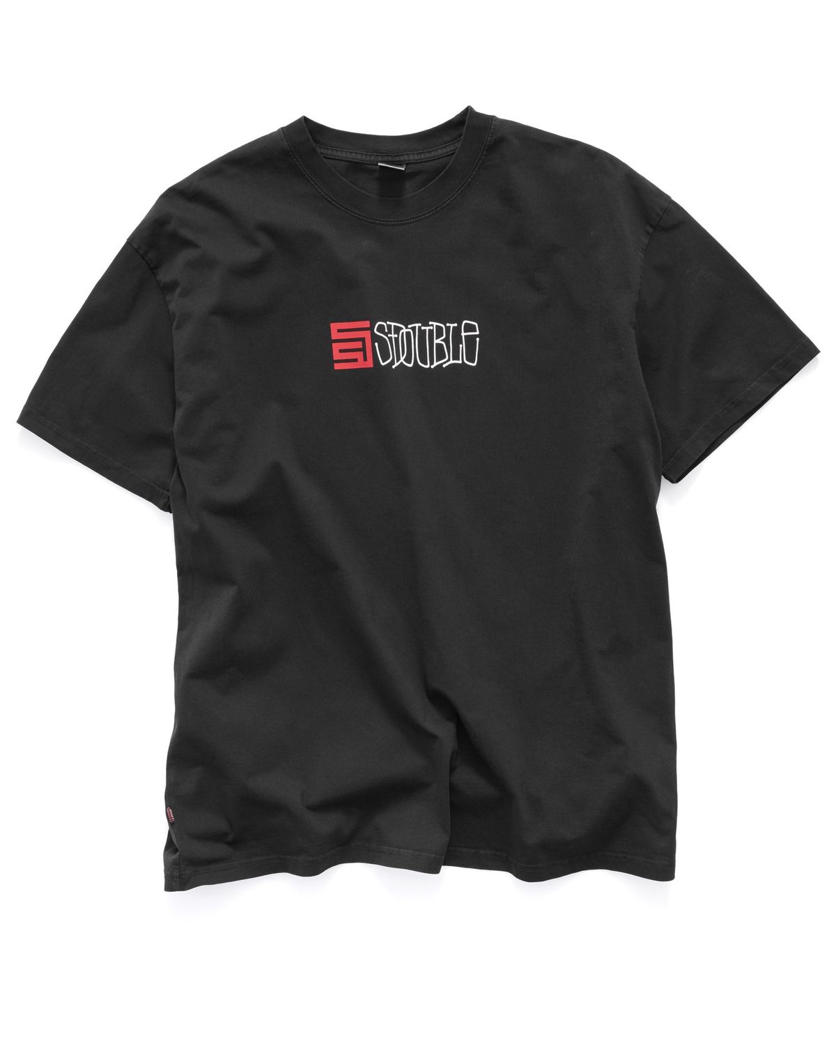 S-DOUBLE MENS TIMELESS T-SHIRT - OVERDYE BLACK