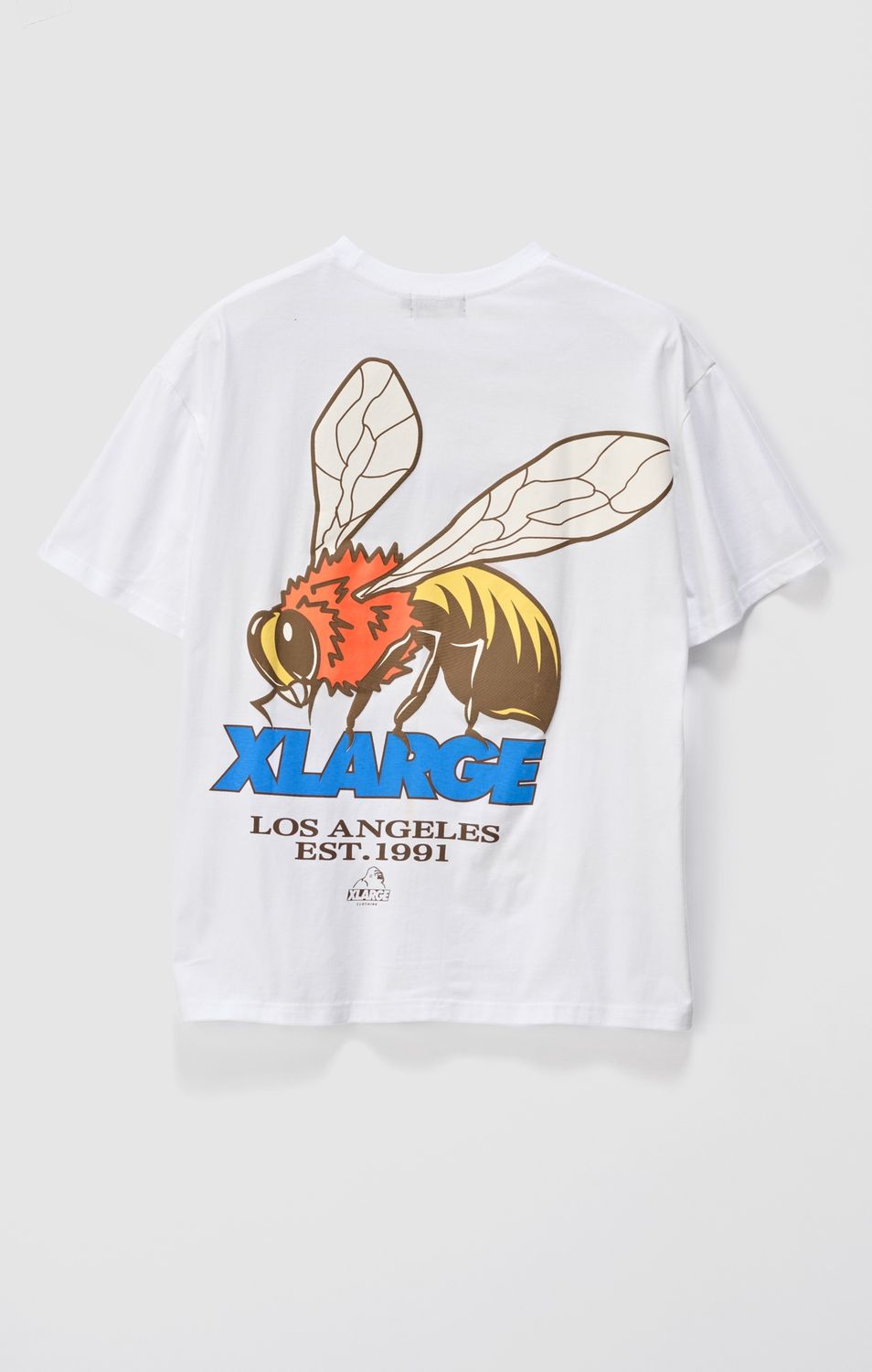 X LARGE MENS WASP SS TEE - WHITE