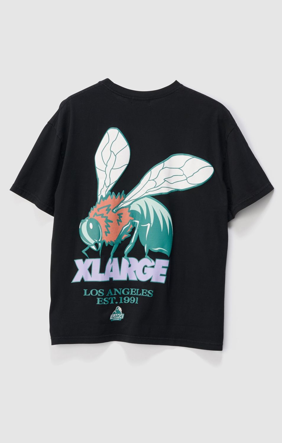 X LARGE MENS WASP SS TEE - PIGMENT BLACK