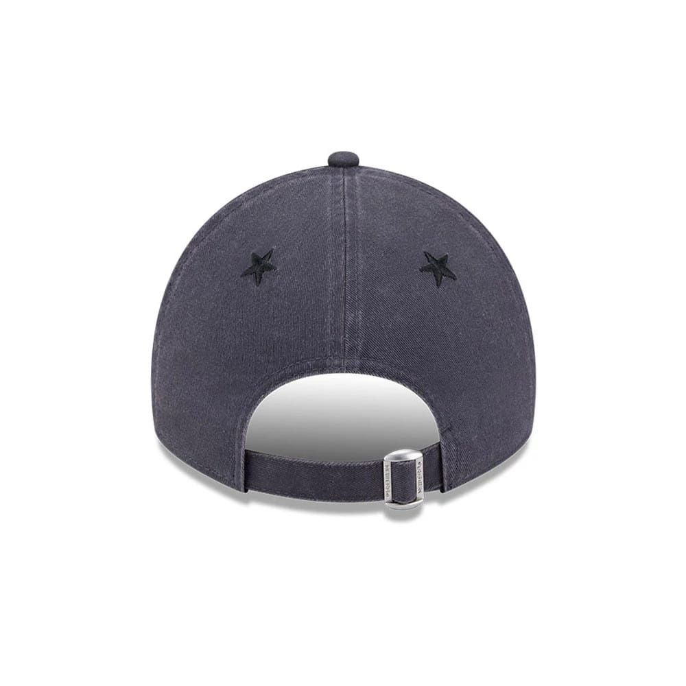 NEW ERA 9 TWENTY MLB NY YANKEES STARRY EYELET ADJUSTABLE CAP - BLACK