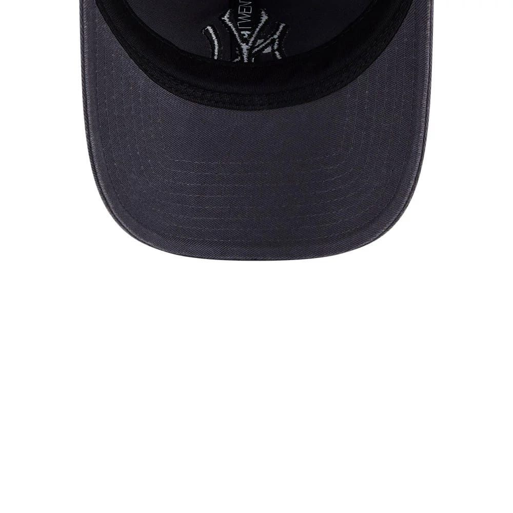 NEW ERA 9 TWENTY MLB NY YANKEES STARRY EYELET ADJUSTABLE CAP - BLACK