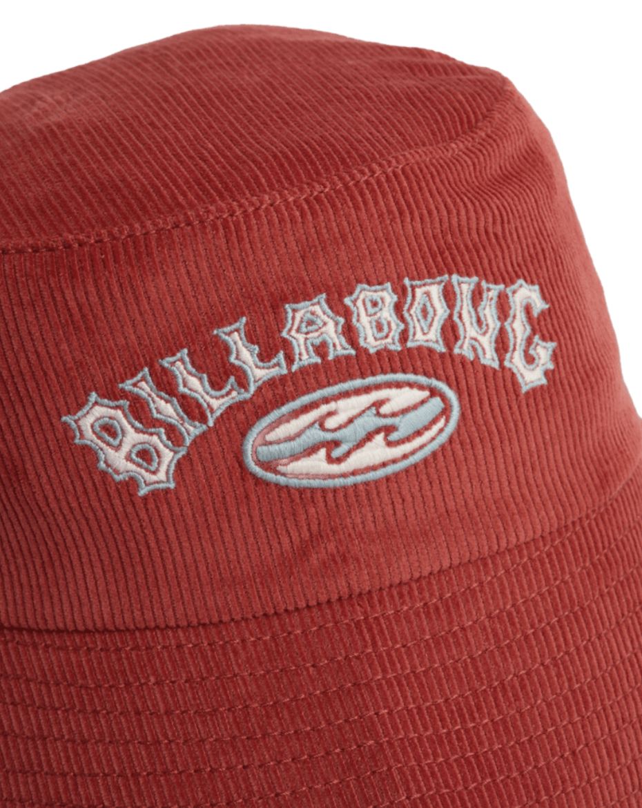 BILLABONG WOMENS LIVING 73 BUCKET HAT - RED CRUSH