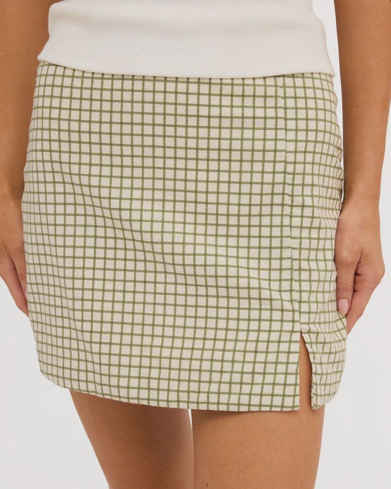 BILLABONG WOMENS BREAK LINE SKIRT - SALT CRYSTAL