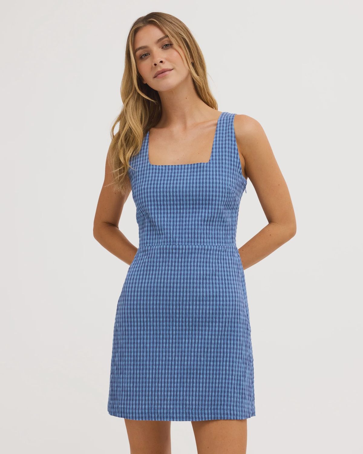 BILLABONG WOMENS TWILIGHT DREAMER MINI DRESS - TRUE NAVY