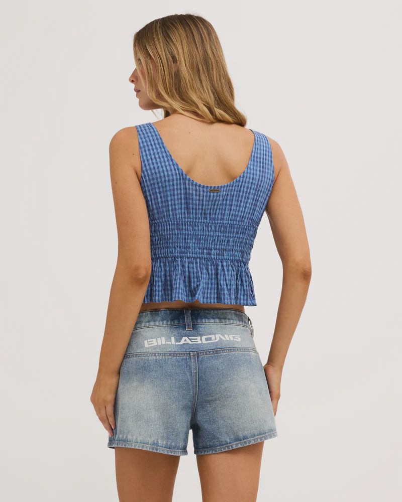 BILLABONG WOMENS TWILIGHT DREAMER TOP - TRUE NAVY