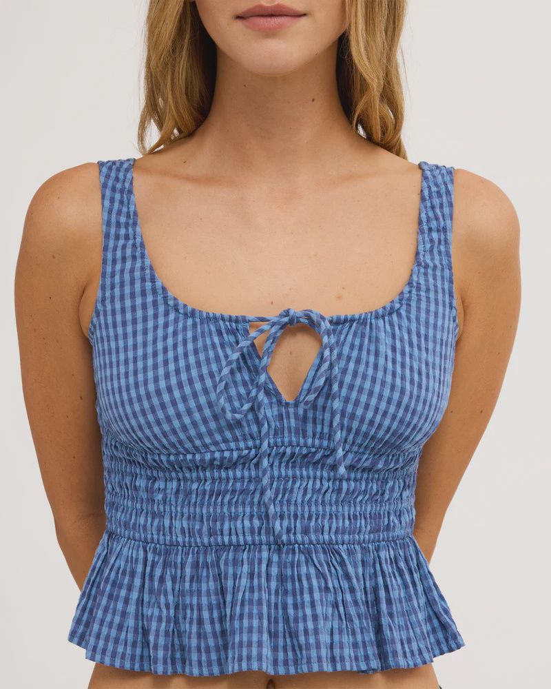 BILLABONG WOMENS TWILIGHT DREAMER TOP - TRUE NAVY