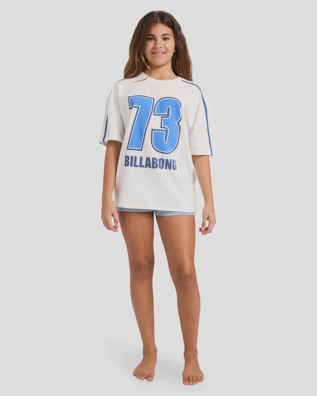 BILLABONG TEEN GIRLS BREAKER SQUAD SS TEE - SALT CRYSTAL