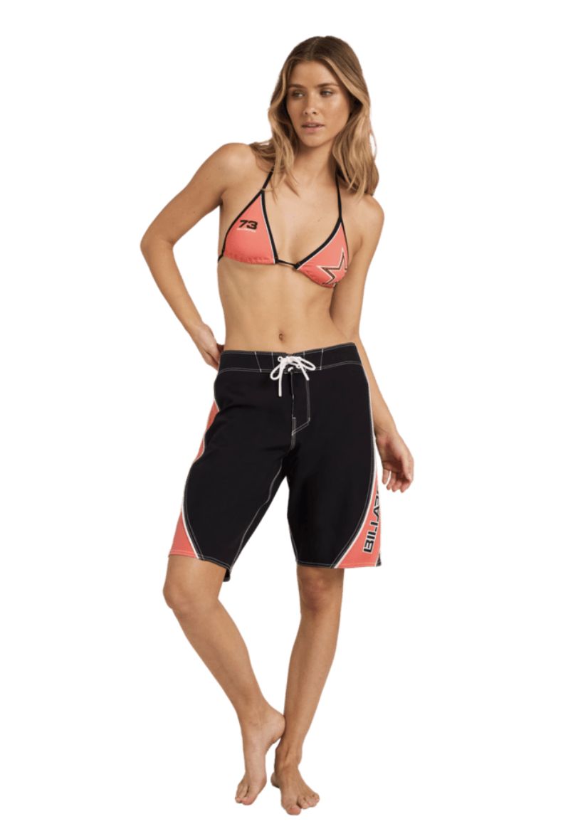 BILLABONG WOMENS JOYRIDE BOARDSHORT - BLACK PEBBLE