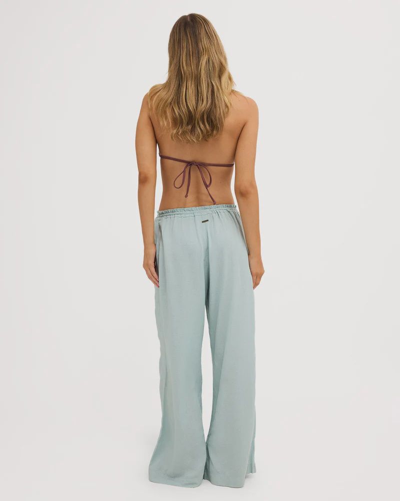 BILLABONG WOMENS CALAIS DRAWSTRING PANT - BLUE LIGHT