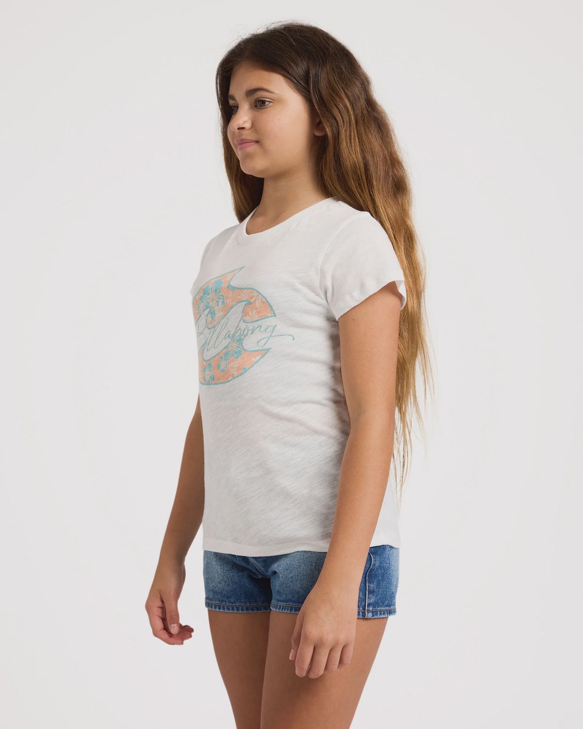 BILLABONG TEEN GIRLS FORMULA SS TEE - SALT CRYSTAL