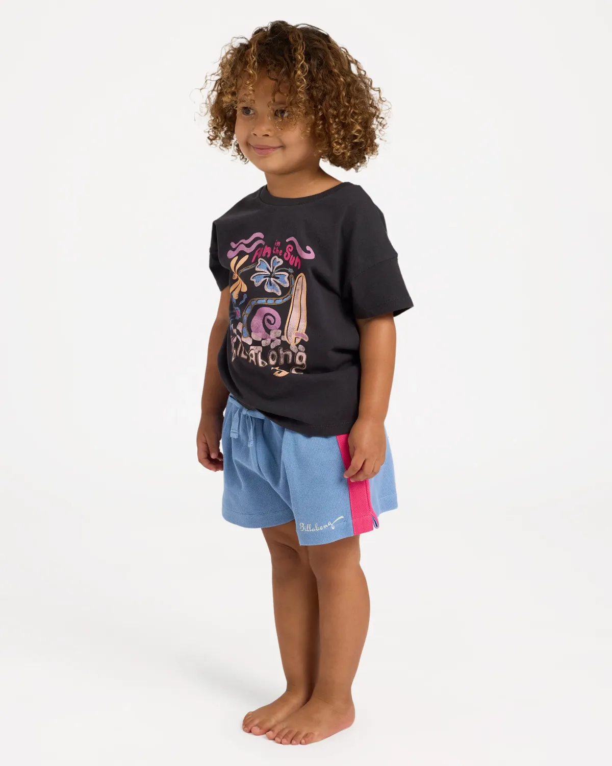 BILLABONG TODDLER GIRLS ALOHA CLUB OLLY SHORT - BLUE HORIZON