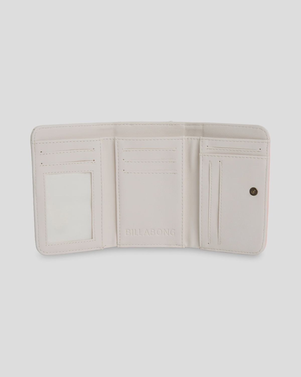 BILLABONG TEEN GIRLS HIBISCUS HAZE TRIFOLD WALLET - SALT CRYSTAL