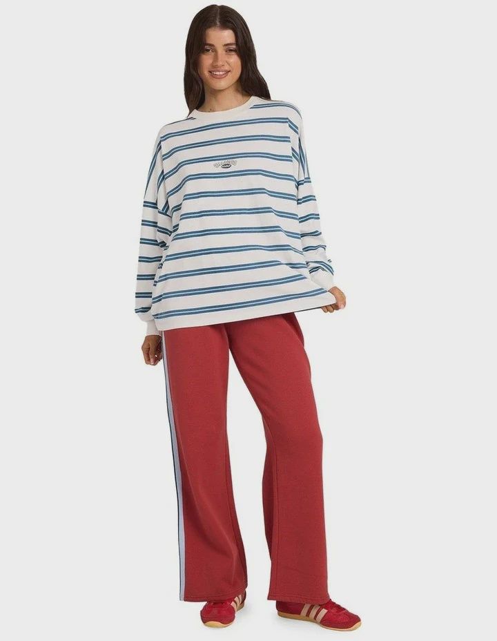 BILLABONG WOMENS ORIGINAL TIDES LS TEE - SALT CRYSTAL