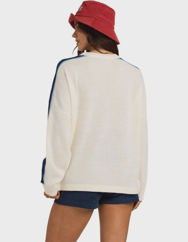 BILLABONG WOMENS LIVING 73 SWEATER - SALT CRYSTAL