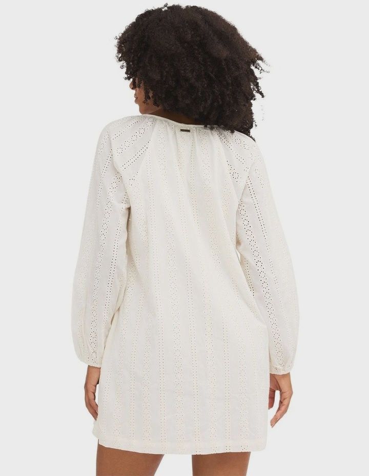 BILLABONG WOMENS SWEET SOLACE MINI DRESS - SALT CRYSTAL