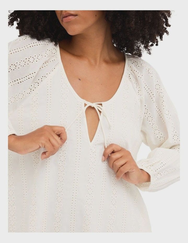 BILLABONG WOMENS SWEET SOLACE MINI DRESS - SALT CRYSTAL