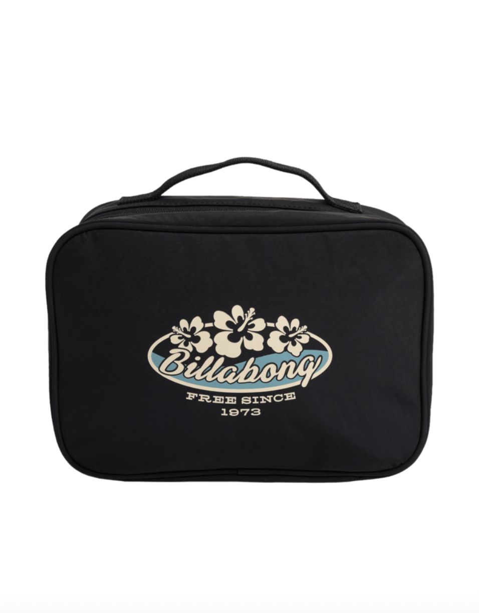 BILLABONG WOMENS SEEKER BEAUTY CASE - OFF BLACK