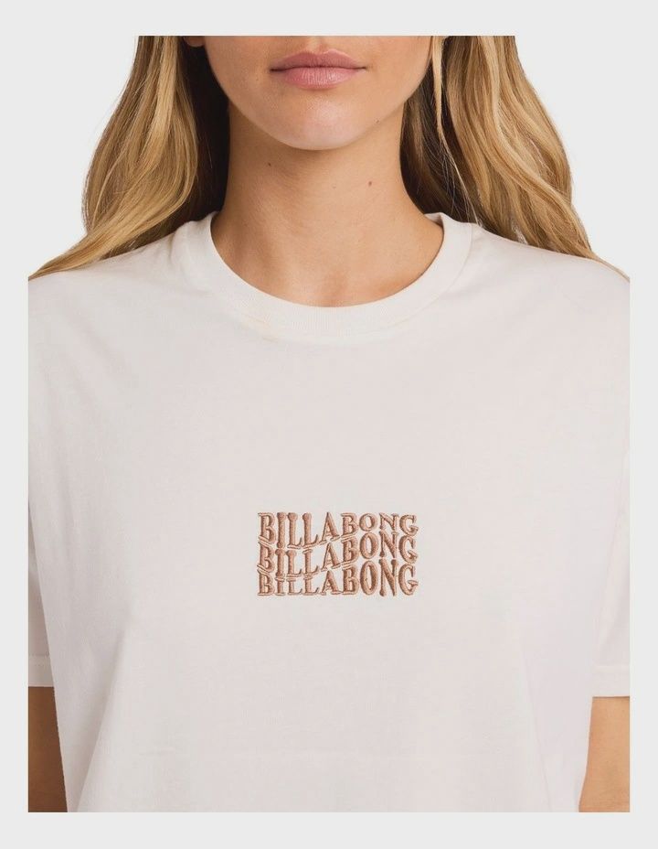 BILLABONG WOMENS SURF HIGH SS TEE - SALT CRYSTAL