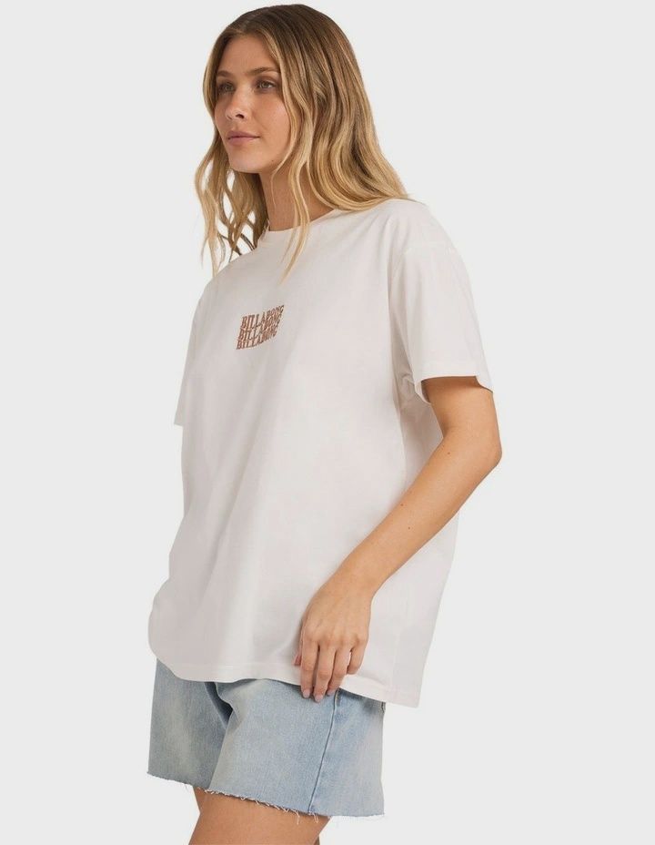 BILLABONG WOMENS SURF HIGH SS TEE - SALT CRYSTAL