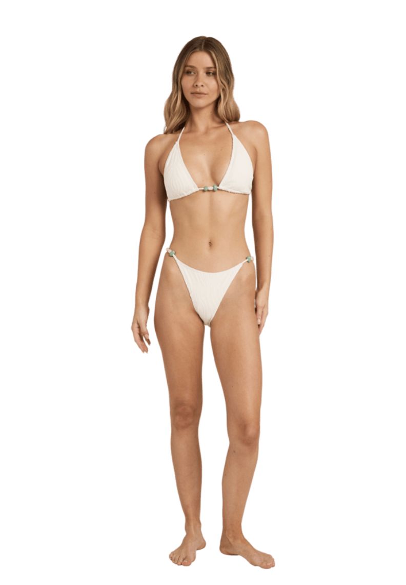 BILLABONG WOMENS WILD WATERS ZOE SWIM PANT - SALT CRYSTAL