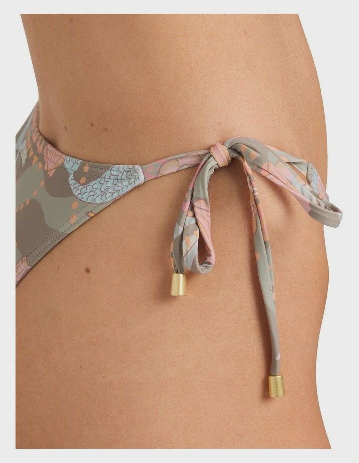 BILLABONG WOMENS LOST IN PARADISE TIE SIDE HIKE SWIM PANT - SEAGRASS