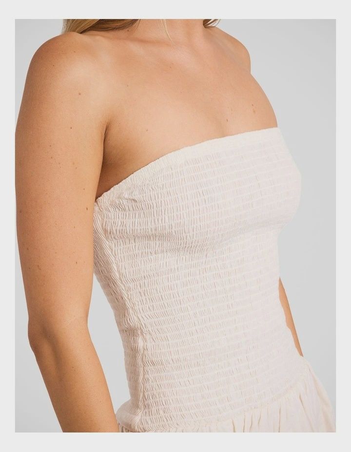 BILLABONG WOMENS BY THE BAY MINI DRESS - SALT CRYSTAL