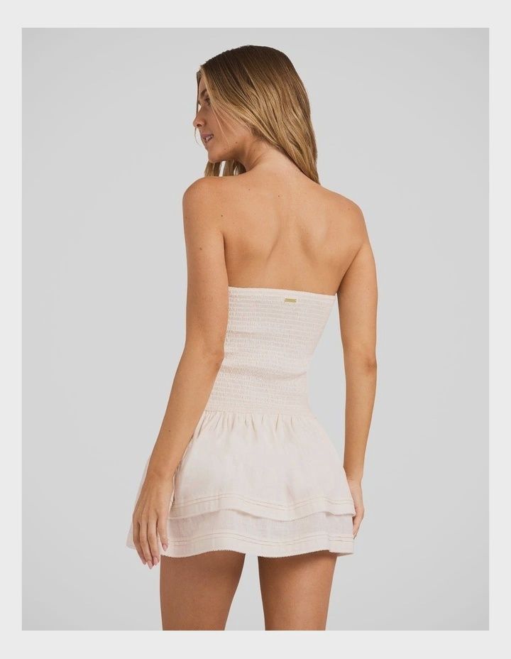 BILLABONG WOMENS BY THE BAY MINI DRESS - SALT CRYSTAL