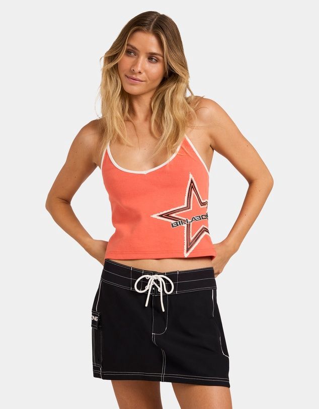 BILLABONG WOMENS JOYRIDE HALTER TOP - PARADISE SPICE