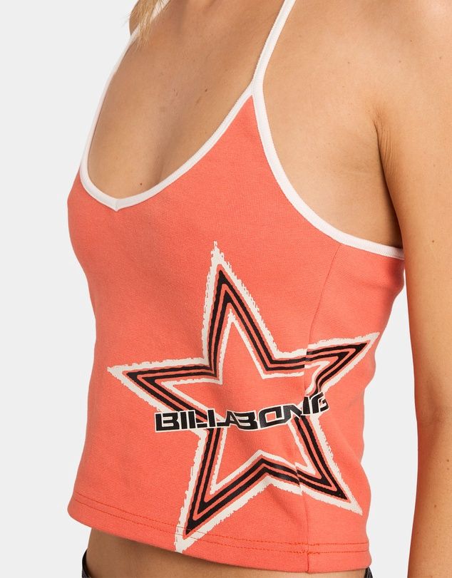 BILLABONG WOMENS JOYRIDE HALTER TOP - PARADISE SPICE