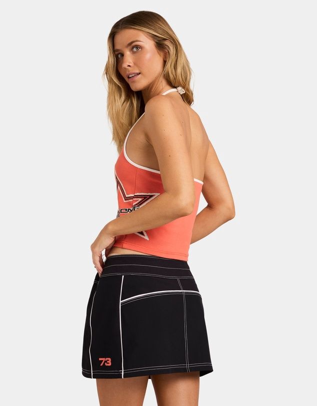 BILLABONG WOMENS JOYRIDE HALTER TOP - PARADISE SPICE
