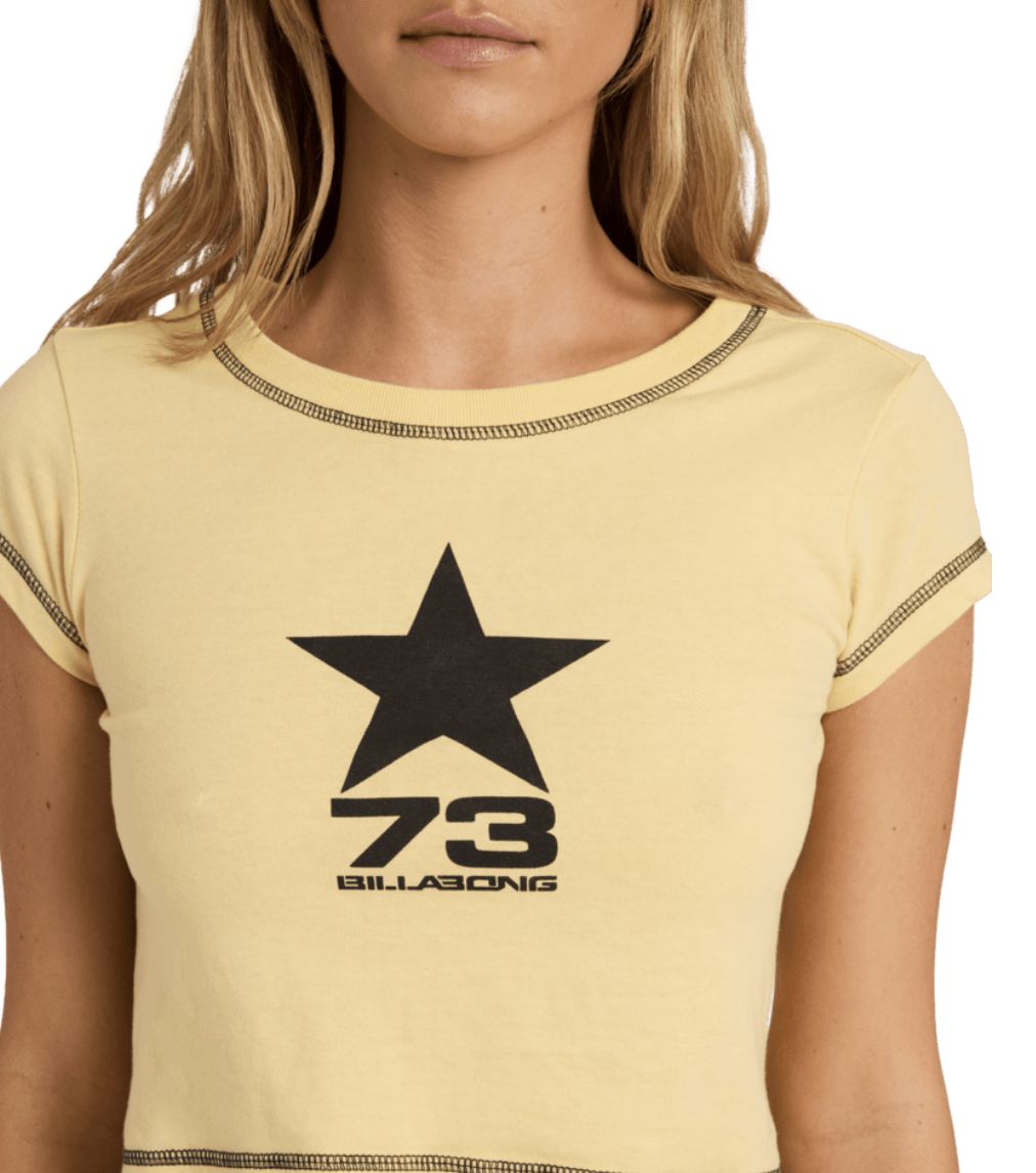 BILLABONG WOMENS STARSURFER SS TEE - GOLDEN DAYS