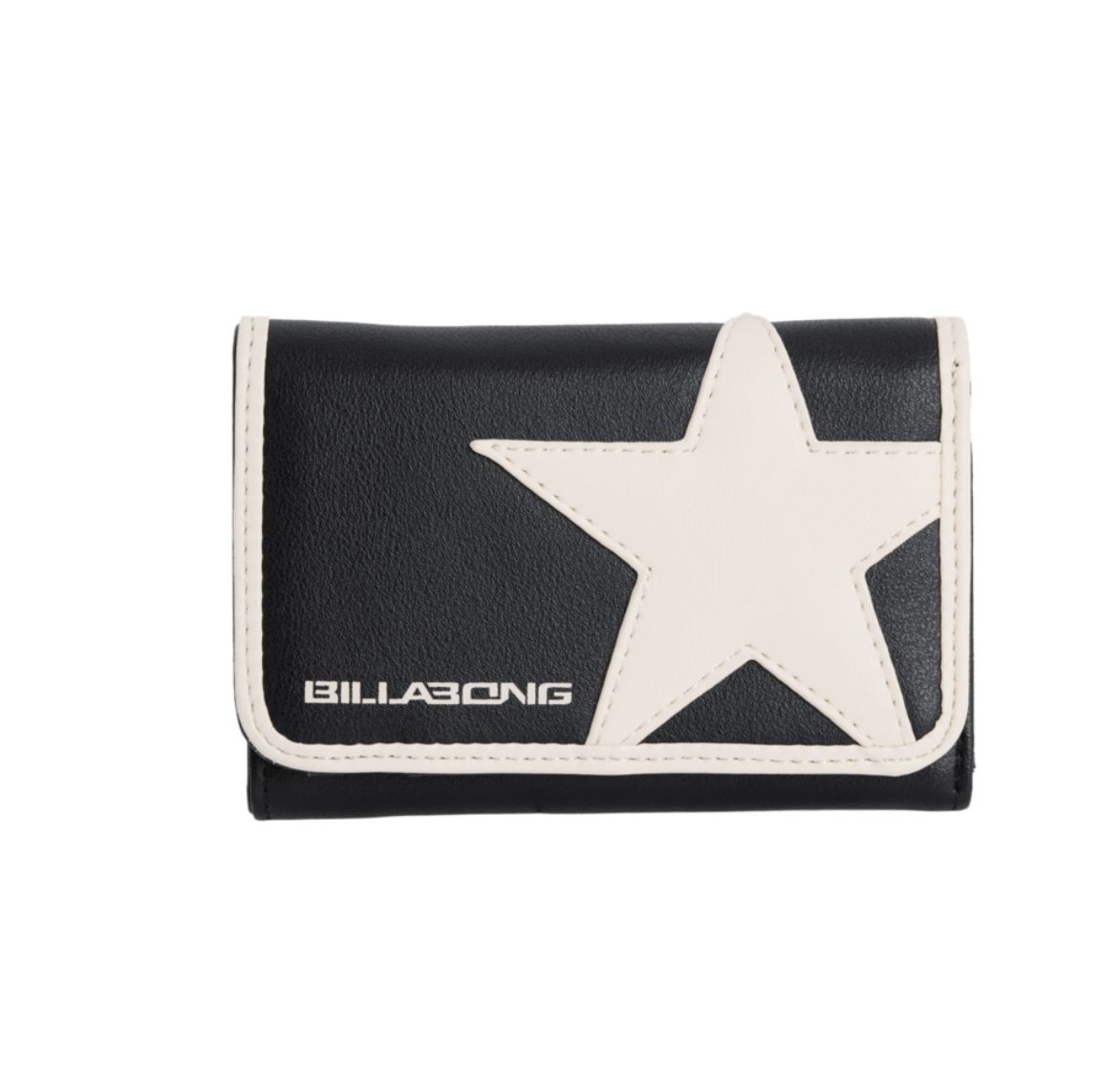 BILLABONG WOMENS STARSURFER TRIFOLD WALLET - BLACK PEBBLE