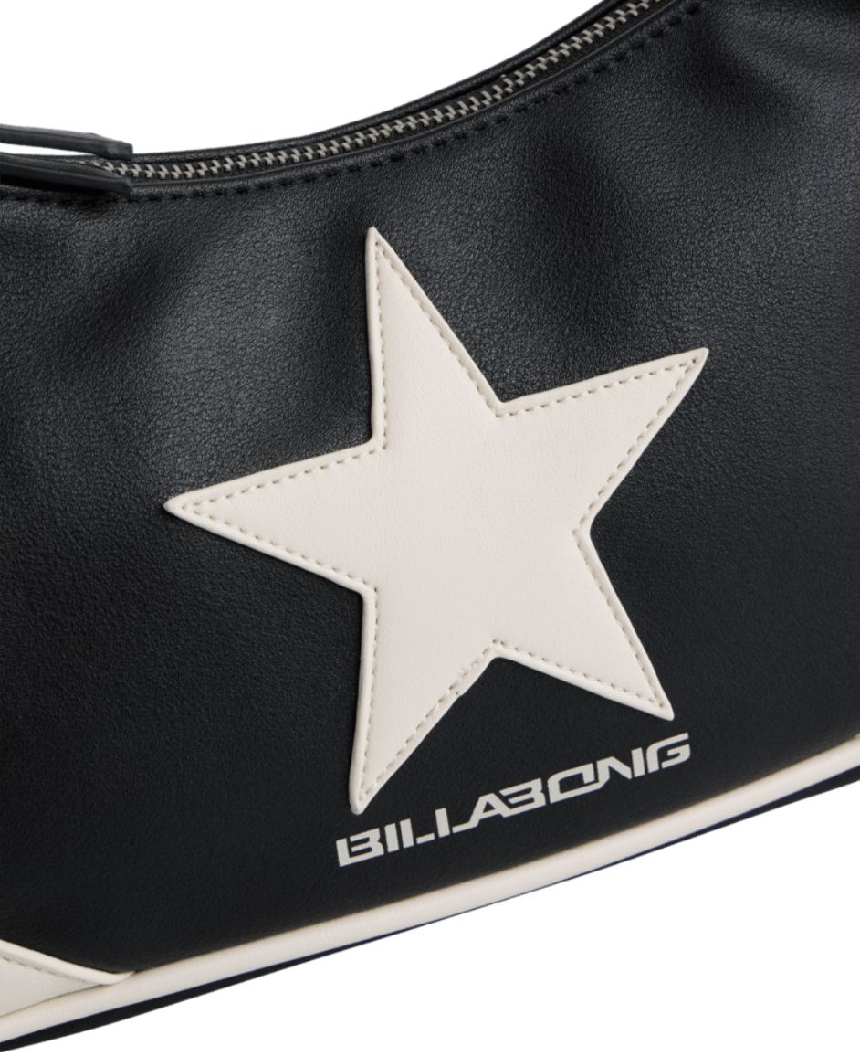 BILLABONG WOMENS STARSURFER PURSE BAG - BLACK PEBBLE