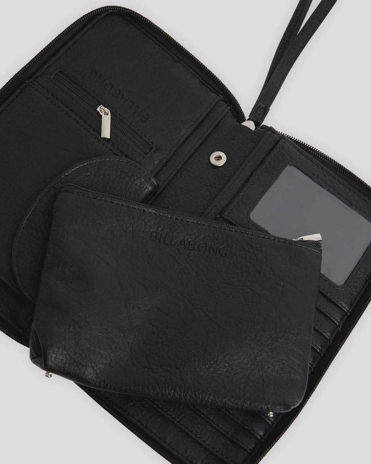 BILLABONG WOMENS TROPICAL RHAPSODY TRAVEL WALLET - BLACK