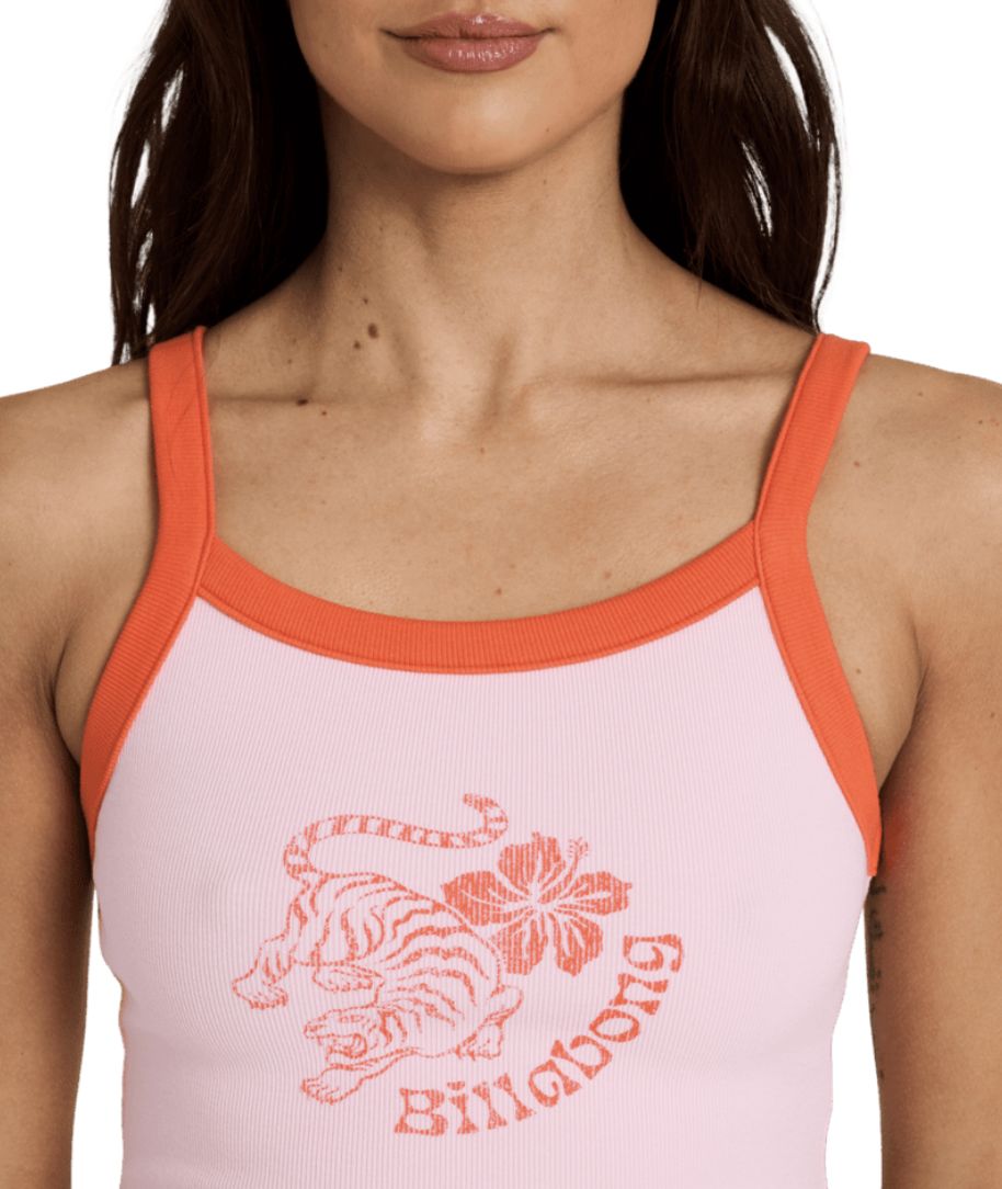 BILLABONG WOMENS WILDLIGHT TANK - CANDY PINK