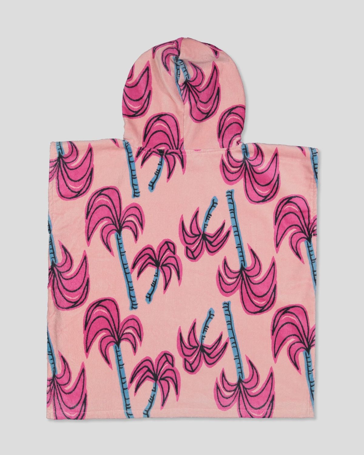 BILLABONG TODDLER GIRLS ISLAND BLOOM HOODED TOWEL - MAGNOLIA
