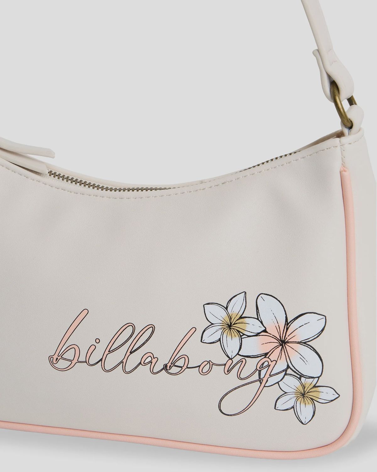 BILLABONG TEEN GIRLS HIBISCUS HAZE PURSE BAG - SALT CRYSTAL
