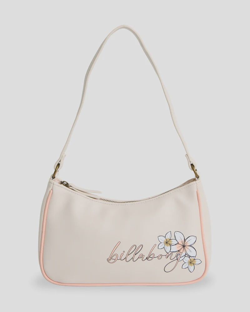BILLABONG TEEN GIRLS HIBISCUS HAZE PURSE BAG - SALT CRYSTAL
