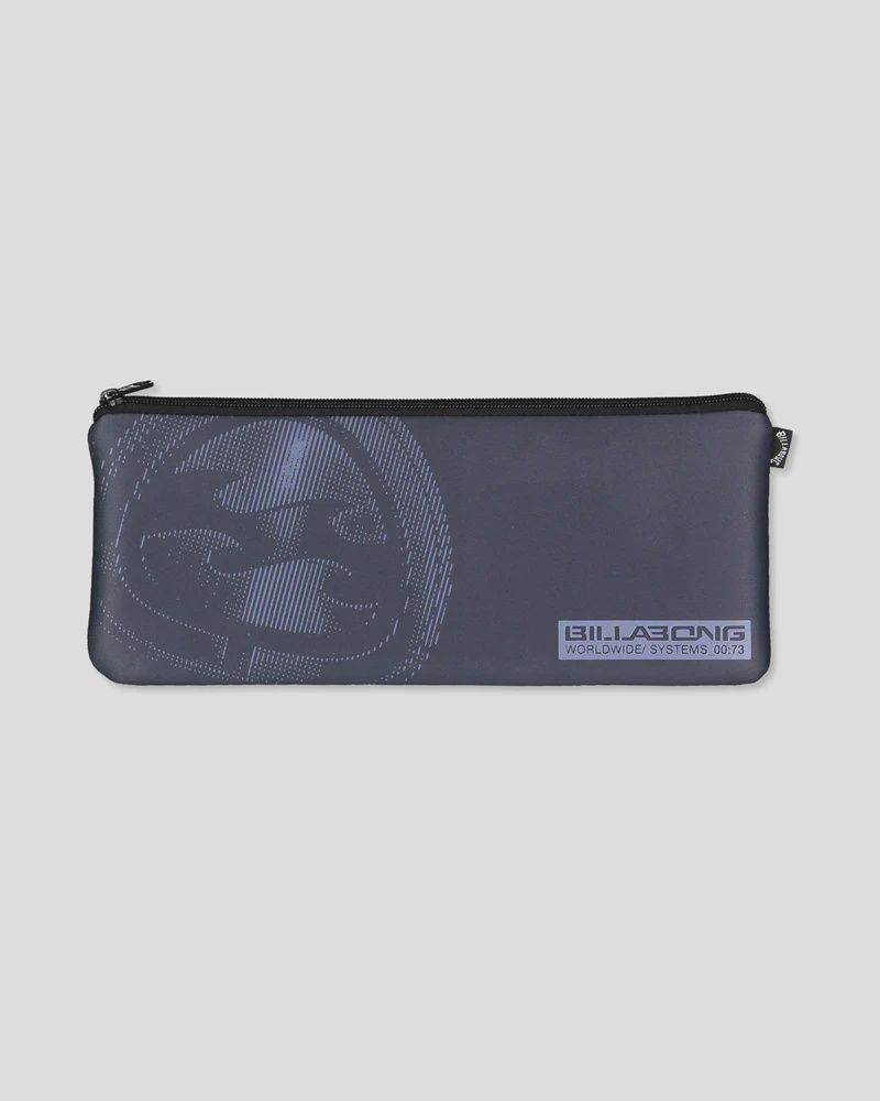 BILLABONG MENS LARGE PENCIL CASE - NAVY